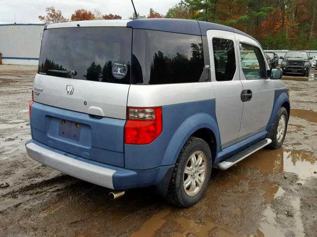 5J6YH28676L007660 - 2006 HONDA ELEMENT EX TWO TONE photo 4