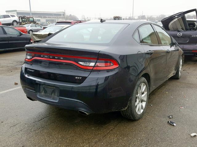 1C3CDFBAXDD344951 - 2013 DODGE DART SXT BLACK photo 4