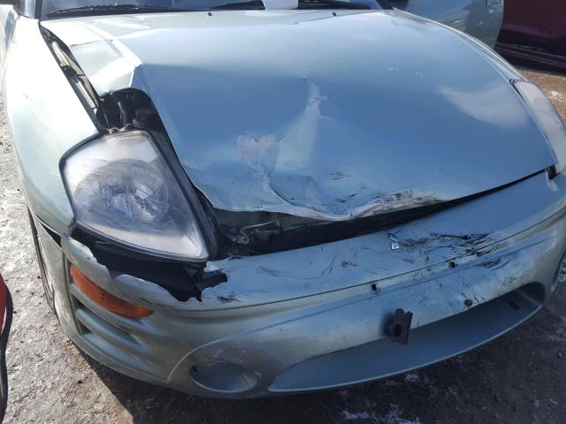 4A3AE75H03E034649 - 2003 MITSUBISHI ECLIPSE SP SILVER photo 9