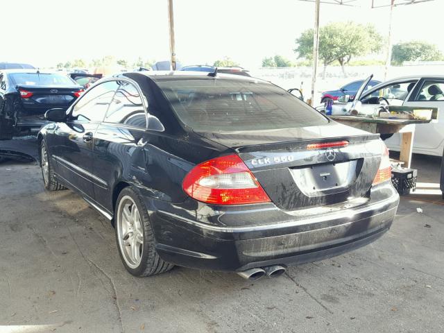 WDBTJ72H98F240404 - 2008 MERCEDES-BENZ CLK 550 BLACK photo 3