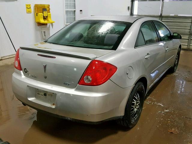 1G2ZH57N384165080 - 2008 PONTIAC G6 GT SILVER photo 4