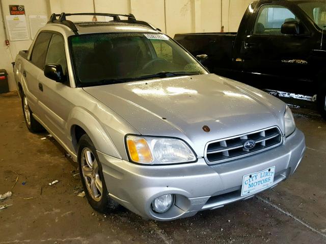 4S4BT62C237111084 - 2003 SUBARU BAJA SPORT SILVER photo 1