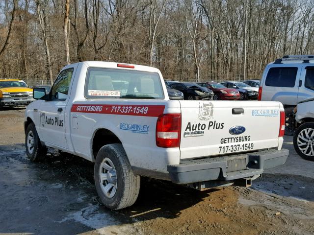 1FTKR1ADXBPA80357 - 2011 FORD RANGER WHITE photo 3