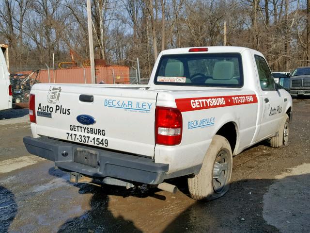 1FTKR1ADXBPA80357 - 2011 FORD RANGER WHITE photo 4