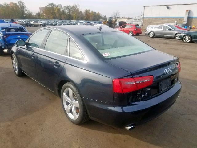 WAUBGAFC6CN006854 - 2012 AUDI A6 GRAY photo 3