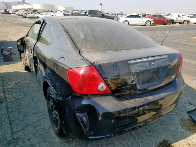 JTKDE177150027929 - 2005 TOYOTA SCION TC შავი ფოტო 3