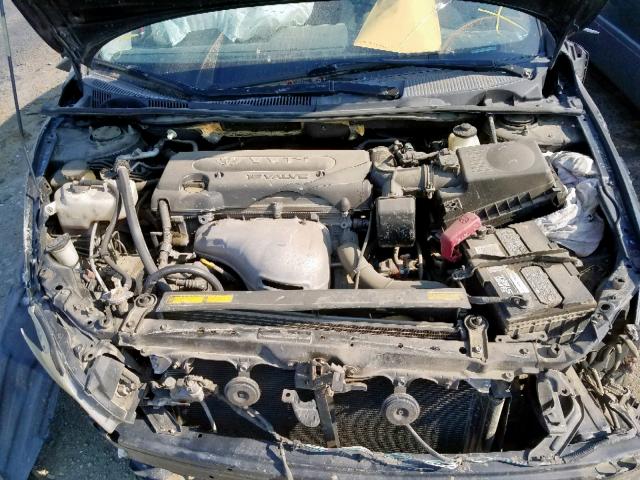 JTKDE177150027929 - 2005 TOYOTA SCION TC შავი ფოტო 7