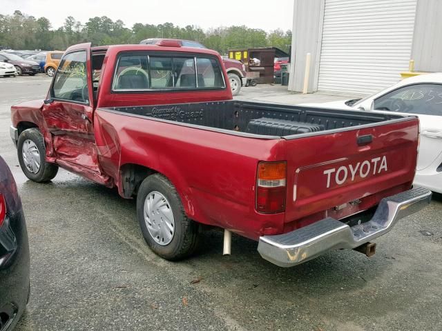 4TARN81P7RZ264470 - 1994 TOYOTA PICKUP 1/2 RED photo 3