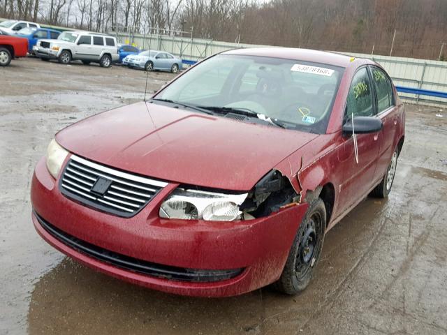 1G8AJ52FX5Z137038 - 2005 SATURN ION LEVEL MAROON photo 2