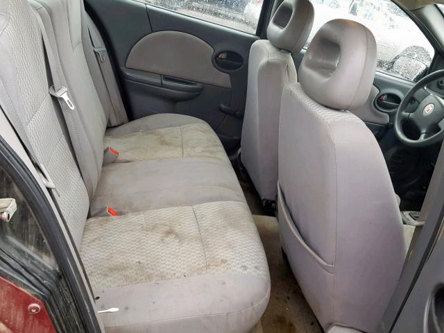 1G8AJ52FX5Z137038 - 2005 SATURN ION LEVEL MAROON photo 6