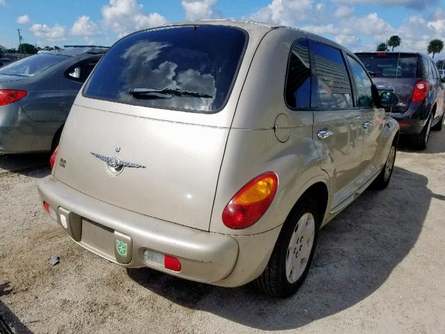 3C4FY58B85T534184 - 2005 CHRYSLER PT CRUISER GOLD photo 4