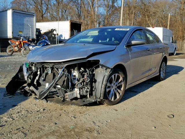 1C3CCCAB2FN722611 - 2015 CHRYSLER 200 LIMITE SILVER photo 2