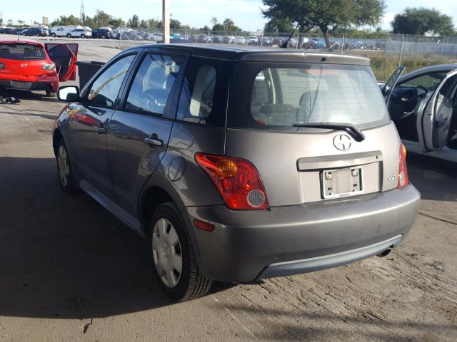 JTKKT624250129554 - 2005 TOYOTA SCION XA GRAY photo 3