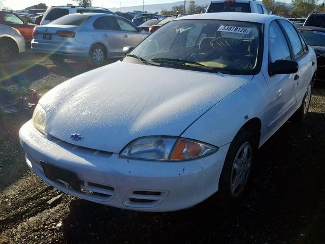 1G1JF524417110440 - 2001 CHEVROLET CAVALIER L WHITE photo 2