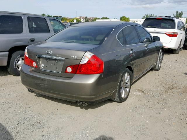 JNKAY01E16M116766 - 2006 INFINITI M35 BASE BROWN photo 4