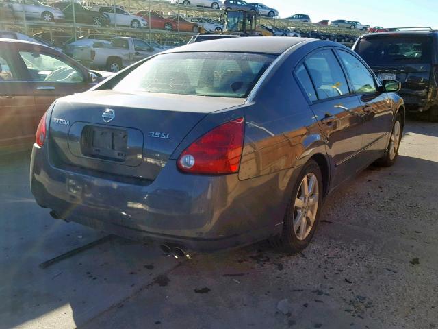 1N4BA41E56C858505 - 2006 NISSAN MAXIMA SE GRAY photo 4