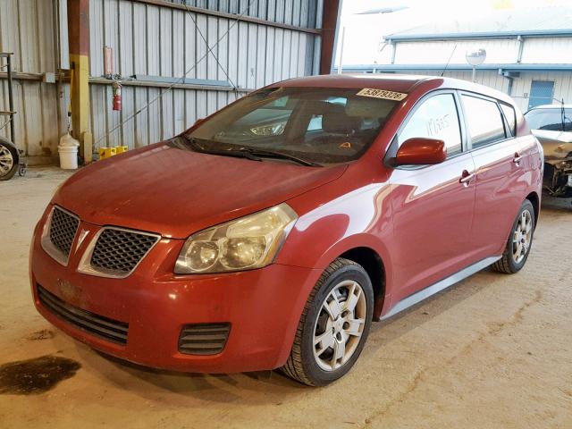 5Y2SP67019Z444512 - 2009 PONTIAC VIBE RED photo 2