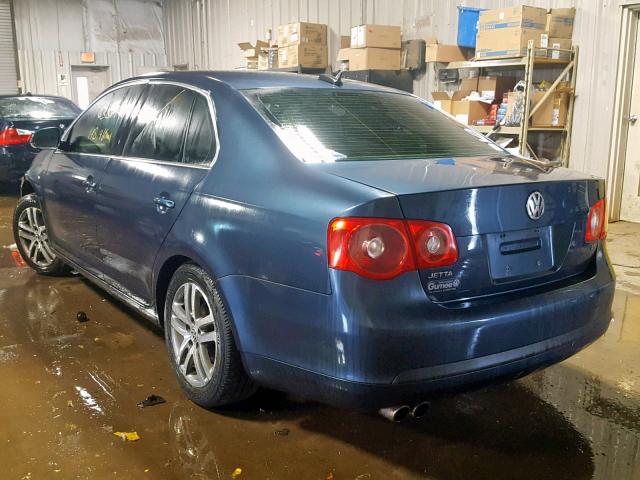 3VWDF81K96M651046 - 2006 VOLKSWAGEN JETTA 2.5 BLUE photo 3