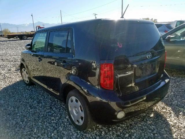 JTLKE50E191083470 - 2009 TOYOTA SCION XB შავი ფოტო 3
