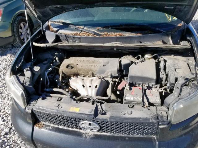 JTLKE50E191083470 - 2009 TOYOTA SCION XB შავი ფოტო 7