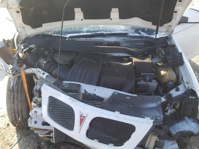1G2AL18F487316633 - 2008 PONTIAC G5 WHITE photo 7