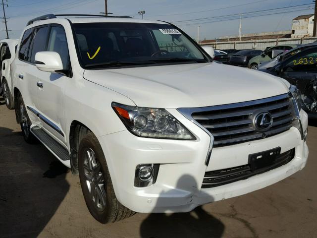 JTJHY7AX4E4156779 - 2014 LEXUS LX 570 WHITE photo 1