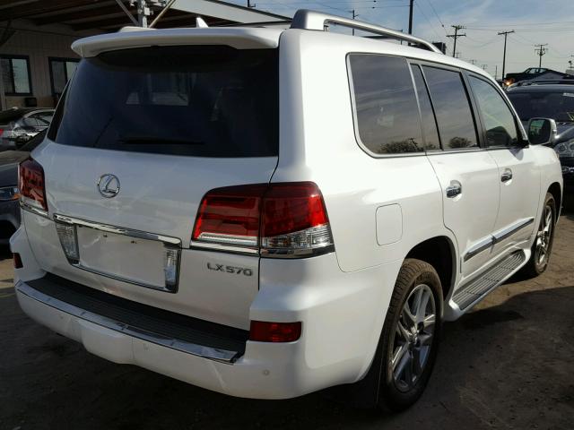 JTJHY7AX4E4156779 - 2014 LEXUS LX 570 WHITE photo 4