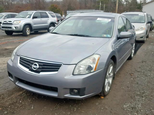 1N4BA41E17C848622 - 2007 NISSAN MAXIMA SE CHARCOAL photo 2