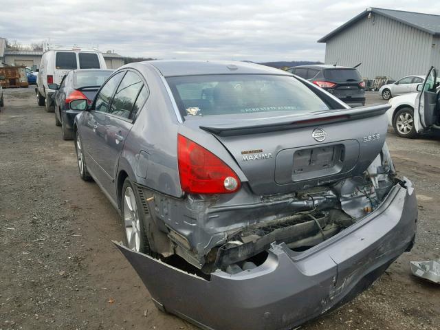 1N4BA41E17C848622 - 2007 NISSAN MAXIMA SE CHARCOAL photo 3