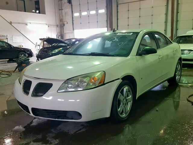 1G2ZH57N384217453 - 2008 PONTIAC G6 GT WHITE photo 2