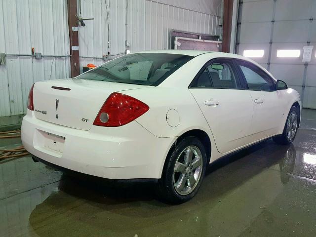 1G2ZH57N384217453 - 2008 PONTIAC G6 GT WHITE photo 4