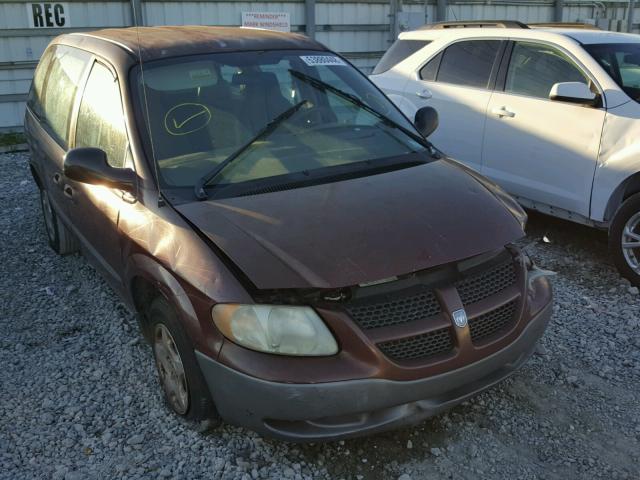 1D4GP25323B138806 - 2003 DODGE CARAVAN SE RED photo 1