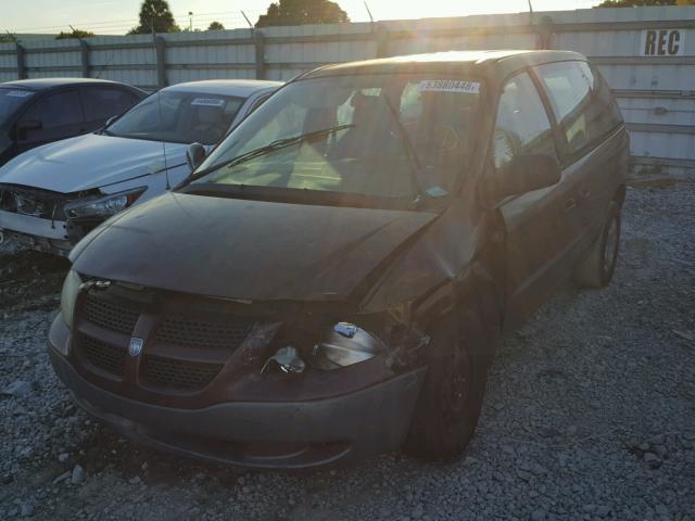 1D4GP25323B138806 - 2003 DODGE CARAVAN SE RED photo 2