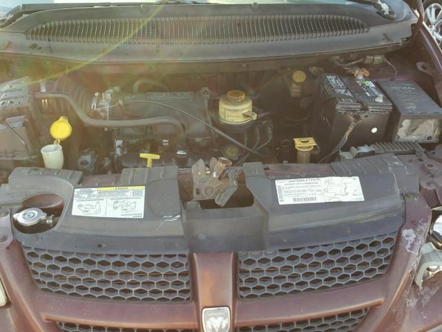 1D4GP25323B138806 - 2003 DODGE CARAVAN SE RED photo 7