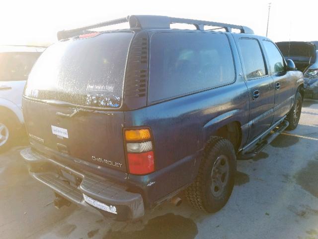 3GNFK16Z85G131087 - 2005 CHEVROLET SUBURBAN K BLUE photo 4