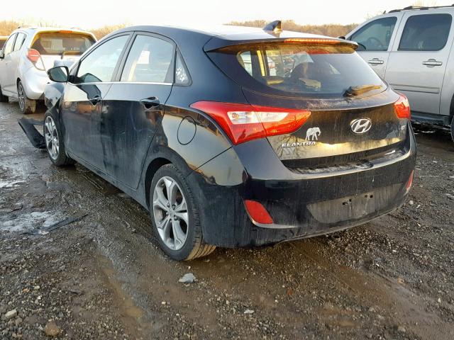 KMHD35LE0DU043731 - 2013 HYUNDAI ELANTRA GT BLACK photo 3