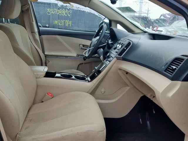 4T3BK11A19U013221 - 2009 TOYOTA VENZA BASE GOLD photo 5