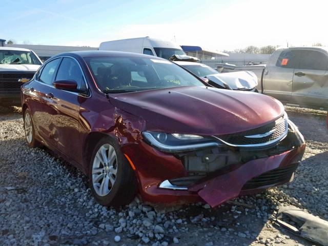 1C3CCCAB6GN143736 - 2016 CHRYSLER 200 LIMITE RED photo 1