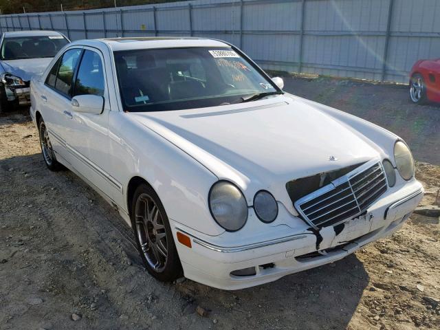 WDBJF65J41B308834 - 2001 MERCEDES-BENZ E 320 WHITE photo 1