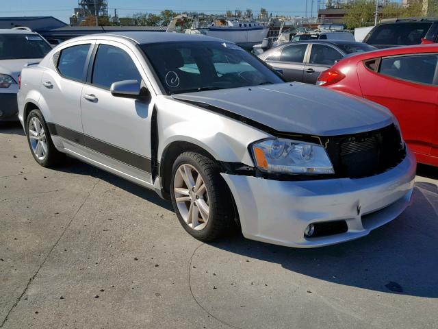 1B3BD1FG7BN519707 - 2011 DODGE AVENGER MA SILVER photo 1