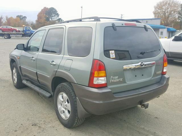 4F2CZ06104KM16577 - 2004 MAZDA TRIBUTE ES 绿色 照片 3