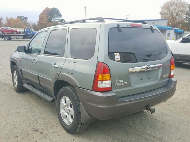 4F2CZ06104KM16577 - 2004 MAZDA TRIBUTE ES GREEN photo 3