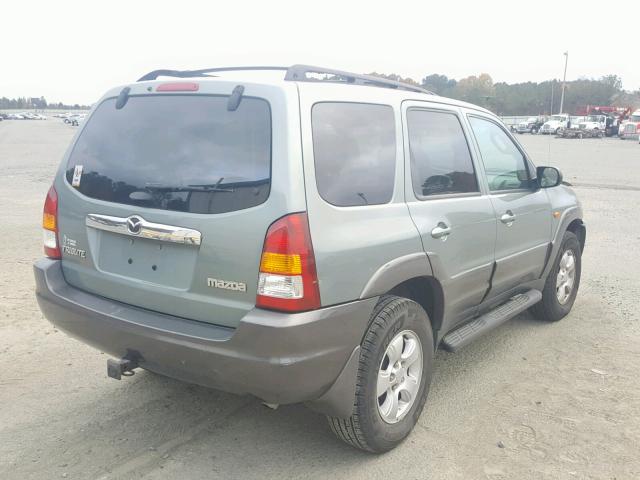 4F2CZ06104KM16577 - 2004 MAZDA TRIBUTE ES GREEN photo 4