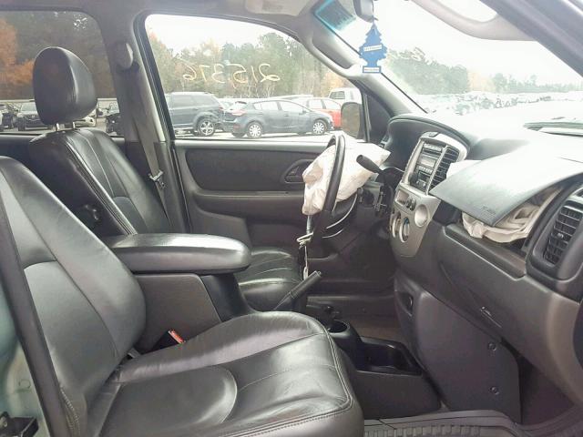 4F2CZ06104KM16577 - 2004 MAZDA TRIBUTE ES 绿色 照片 5