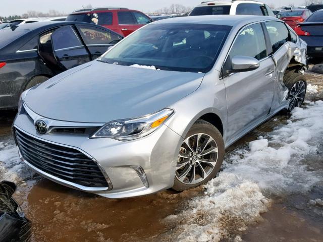 4T1BK1EB7JU284266 - 2018 TOYOTA AVALON XLE SILVER photo 2