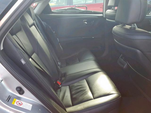 4T1BK1EB7JU284266 - 2018 TOYOTA AVALON XLE SILVER photo 6