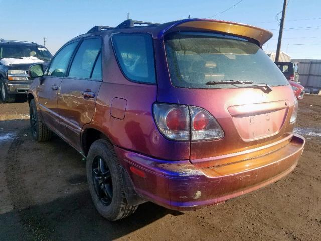 JTJHF10U930295403 - 2003 LEXUS RX 300 TWO TONE photo 3