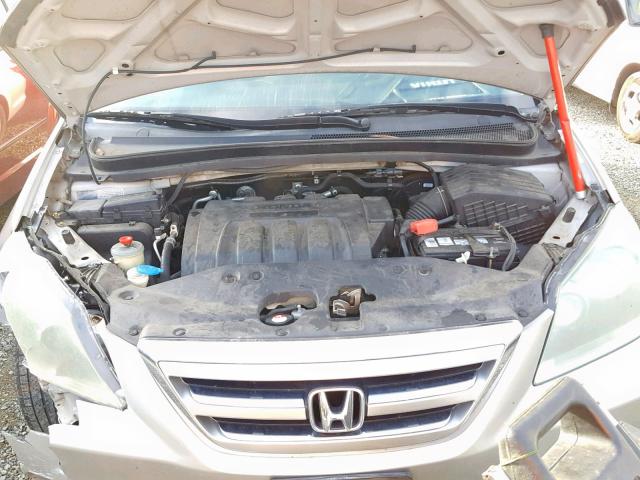 5FNRL382X6B052588 - 2006 HONDA ODYSSEY LX SILVER photo 7