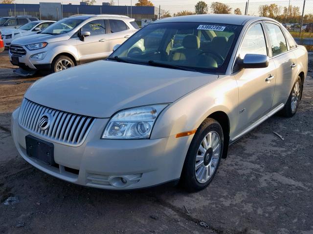 1MEHM40W08G606371 - 2008 MERCURY SABLE LUXU CREAM photo 2