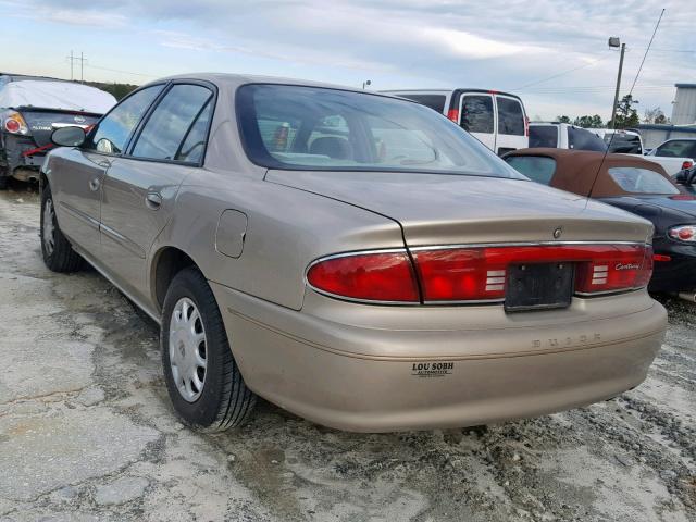 2G4WS52J231128039 - 2003 BUICK CENTURY CU GOLD photo 3